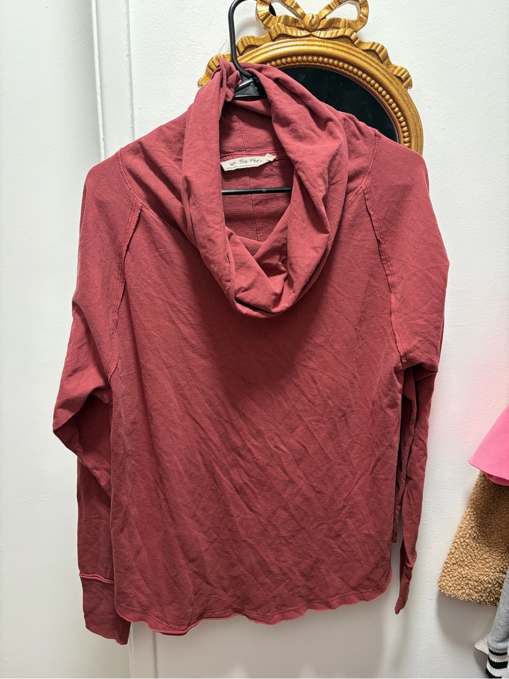 Free People Lightweight Cowl Neck long sleeve